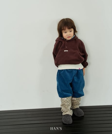 【hans】Daily Fleece Turtleneck Tee