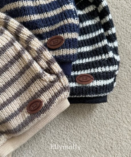 【ellymolly】Woolly Stripe Shorts