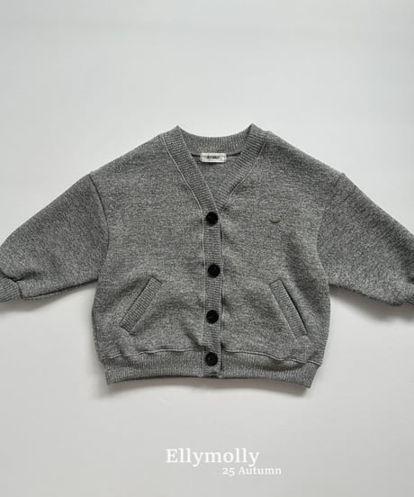【ellymolly】Yogurt Boxy Cardigan