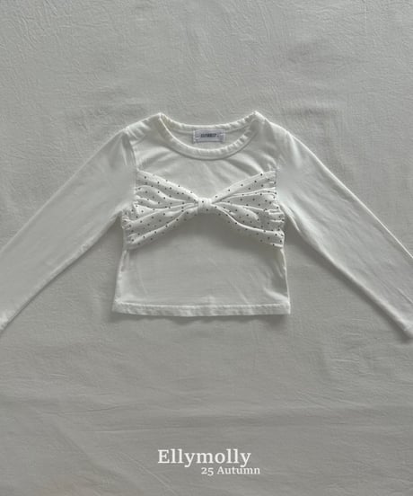 【ellymolly】Joy Ribbon T-Shirt