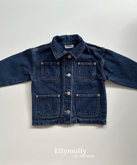【ellymolly】Rivet Denim Jacket