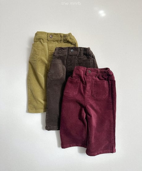 【minirobe】Kiko pocket pants