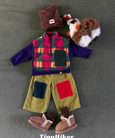 【tiny hiker】Patch Corduroy Pants