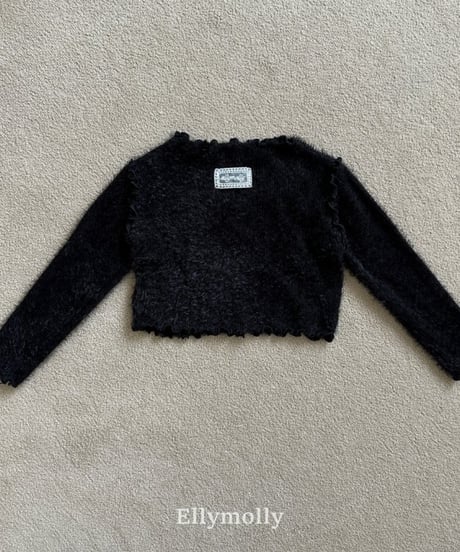 【ellymolly】Angol Lettuce Hem T-Shirt