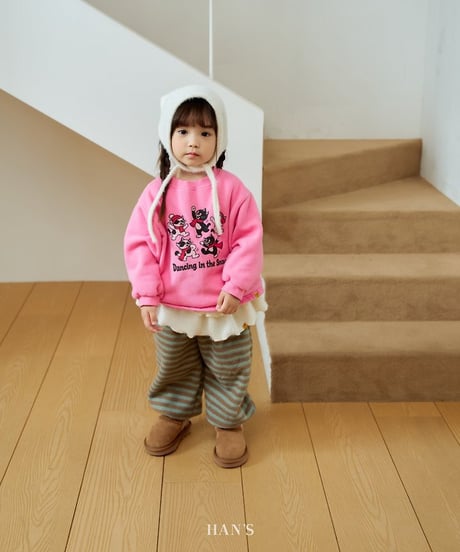 【hans】Multi Stripe Jogger Pants