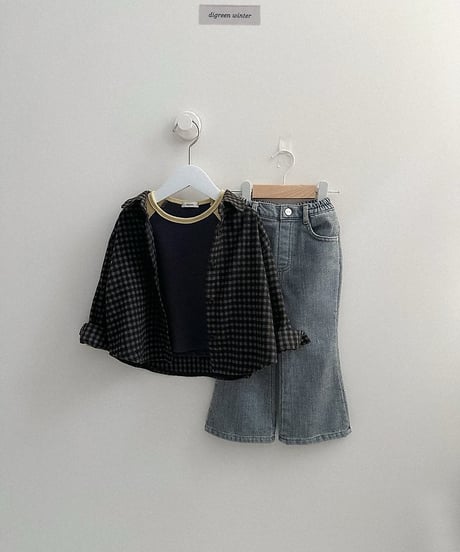 【digreen】Chenille Bootcut Pants
