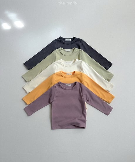 【minirobe】Yoplait Ribbed T-Shirt