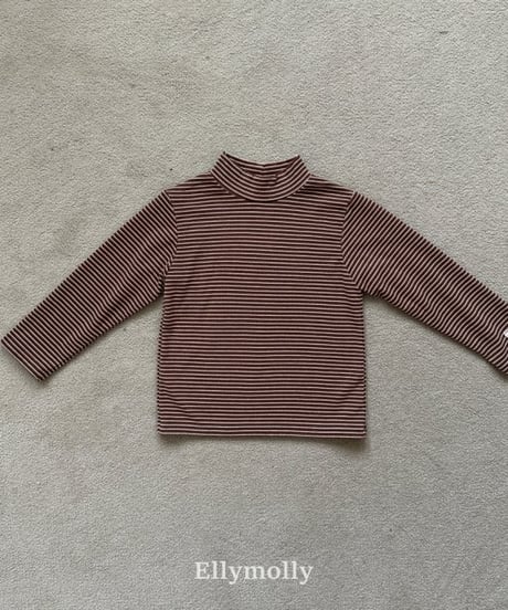 【ellymolly】Mu Stripe Turtleneck