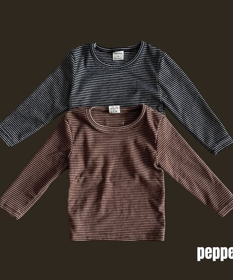 【pepper】2026 Winter Pepper Stripe Tee