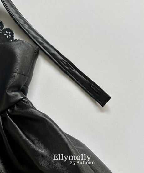 【ellymolly】Pin-Up Leather Dress