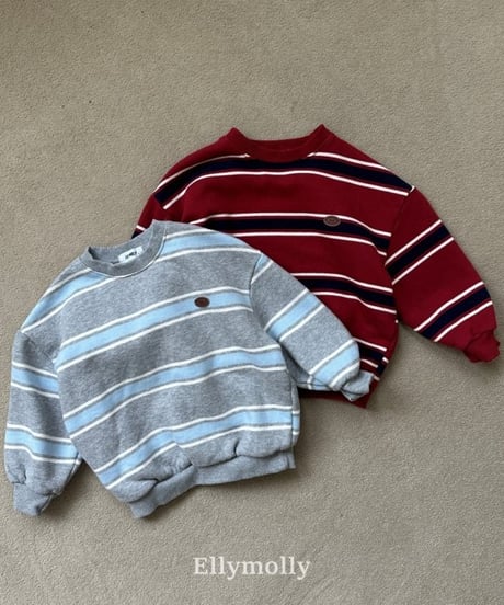 【ellymolly】Toast Line Sweatshirt