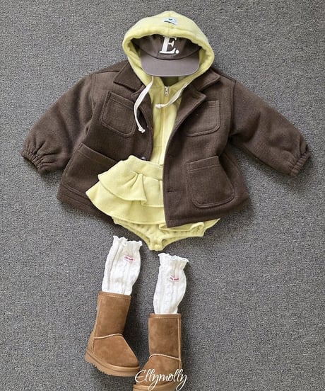 【ellymolly】Soft Wool Coat