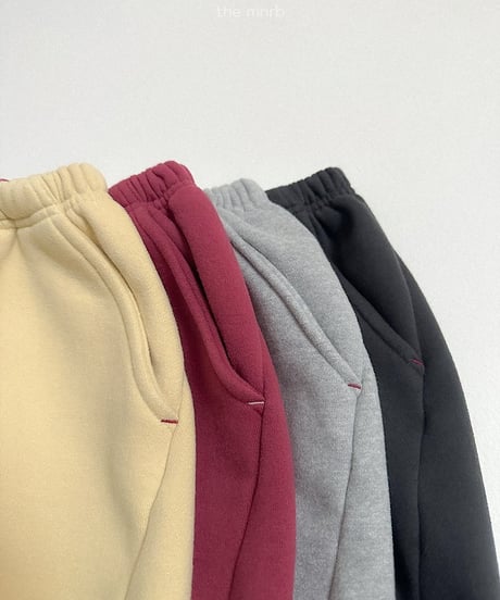 【minirobe】Barrel jogger pants