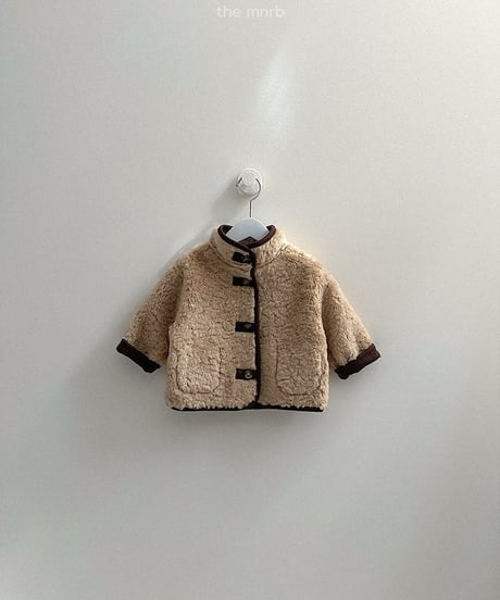 【minirobe】Reversible suede jacket
