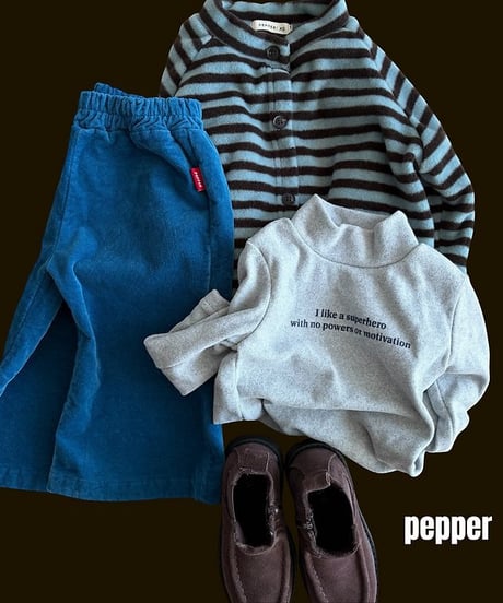【pepper】Hwittul Mock Neck Top