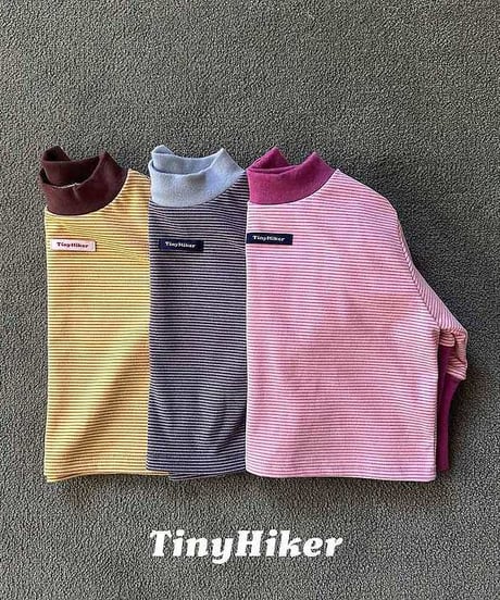 【tiny hiker】Cotton Candy Long Ribbed Cuff Tee