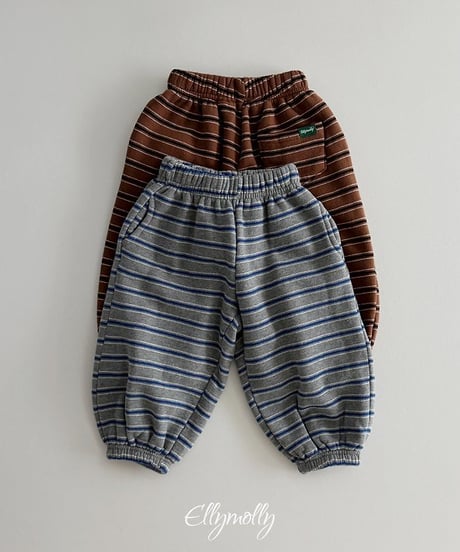 【ellymolly】Tok Tok Stripe Jogger Pants