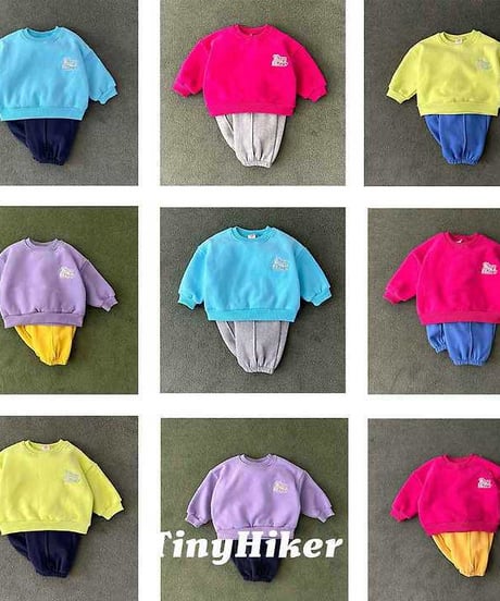 【tiny hiker】Tiny Embroidered Jogger Pants