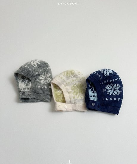 【atomeme】Marron Snowflake Hat