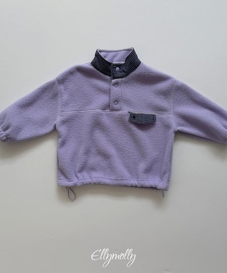 【ellymolly】Pommely High Neck Sweatshirt