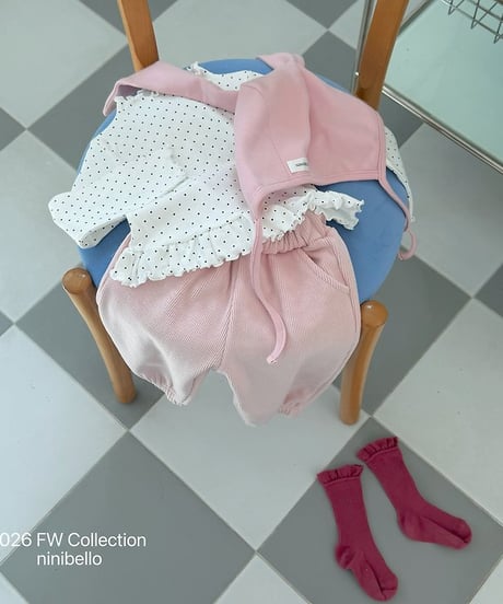 【ninibello】Warty Frill Tee Bebe+ Kids