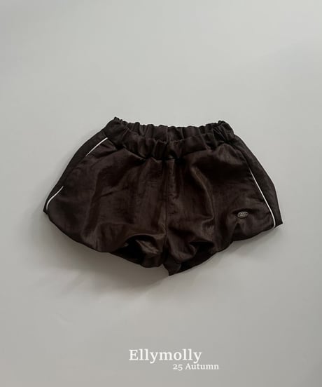 【ellymolly】Coated Balloon Shorts
