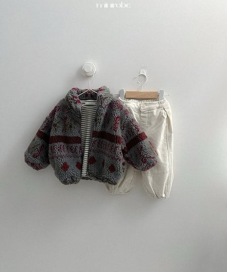 【minirobe】Eddie Dumble Zip-Up
