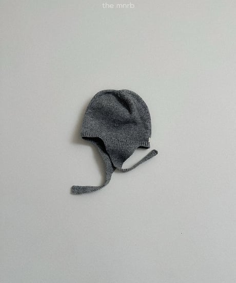 【minirobe】Earflap knit beanie