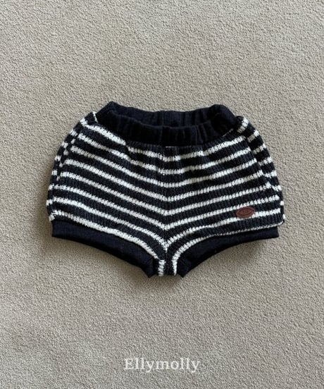【ellymolly】Woolly Stripe Shorts