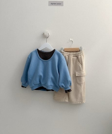 【digreen】Deep U-Neck Sweatshirt