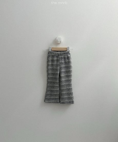 【minirobe】Soboro Flared Pants