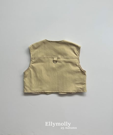 【ellymolly】D-Ring Pocket Vest