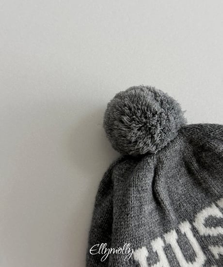 【ellymolly】Husky Pom Beanie