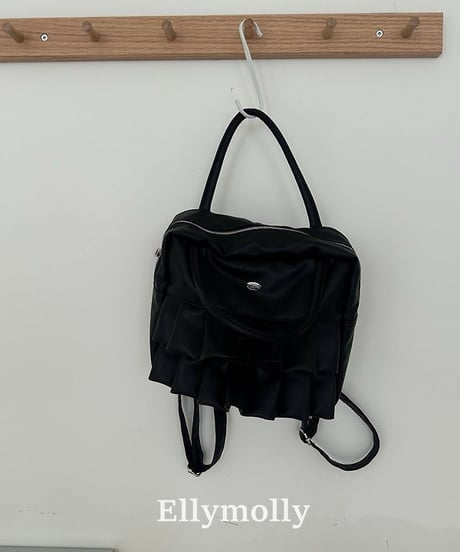 【ellymolly】Square Frill Bag