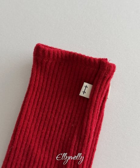 【ellymolly】Wool Ribbed Socks