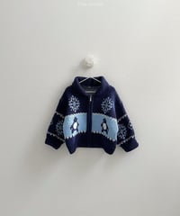 【minirobe】Penguin Knit Cardigan