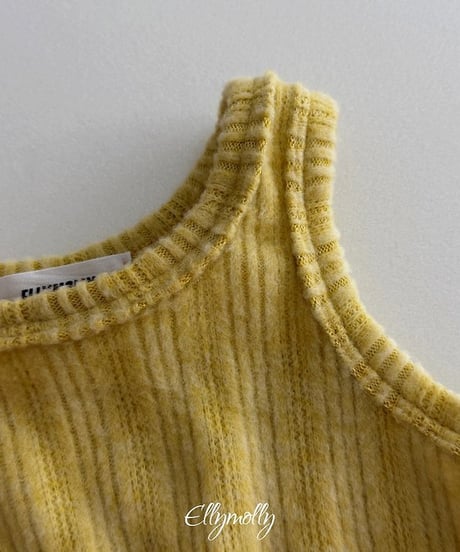 【ellymolly】Mongly Frill Sleeveless Top