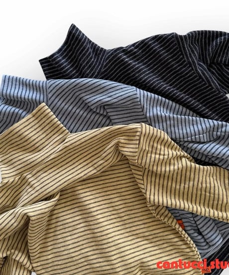【cantuccistudio】Papillon Turtleneck Tee (Boxy Fit)
