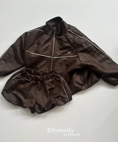【ellymolly】Coated Balloon Shorts