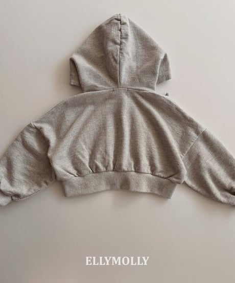 【ellymolly】Heart Glow Hooded Zip-Up