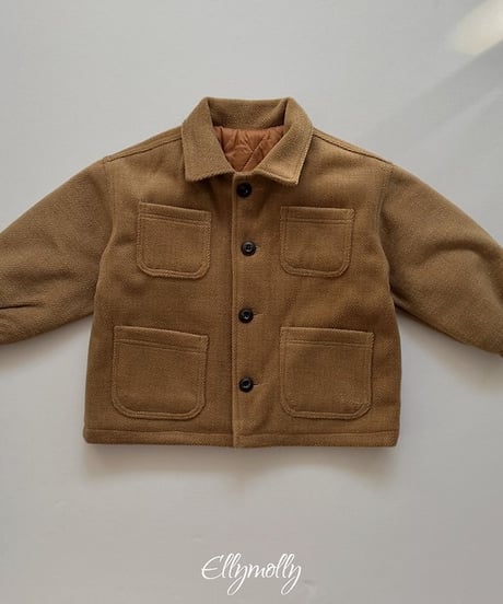【ellymolly】Soft Wool Coat