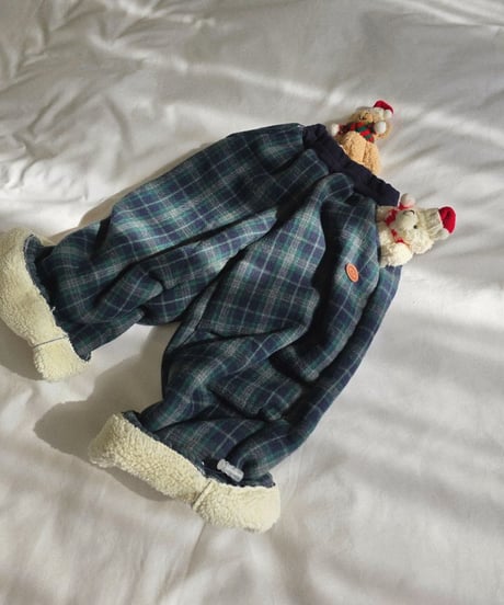 【ellymolly】Paddy Fur Check Pants