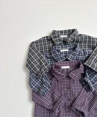 【minirobe】Lia Check Shirt