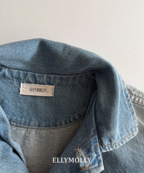 【ellymolly】Denim-Breeze-Jacket