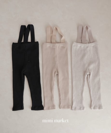 【mimi-maket】Cozy rib pants