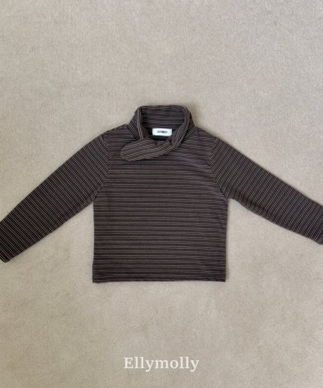 【ellymolly】Noir Muffler T-Shirt