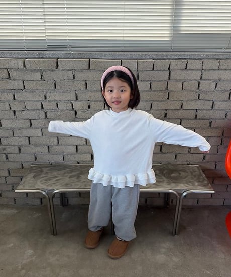 【pie】Peach Frill Tee