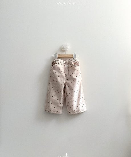 【atomeme】Heart Corduroy Pants