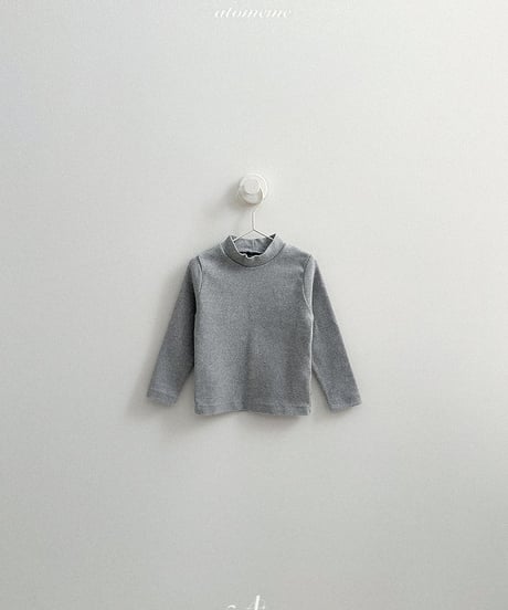 【atomeme】Plain Turtleneck T-shirt