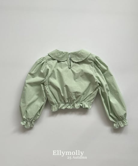 【ellymolly】Sugar Round Collar Blouse